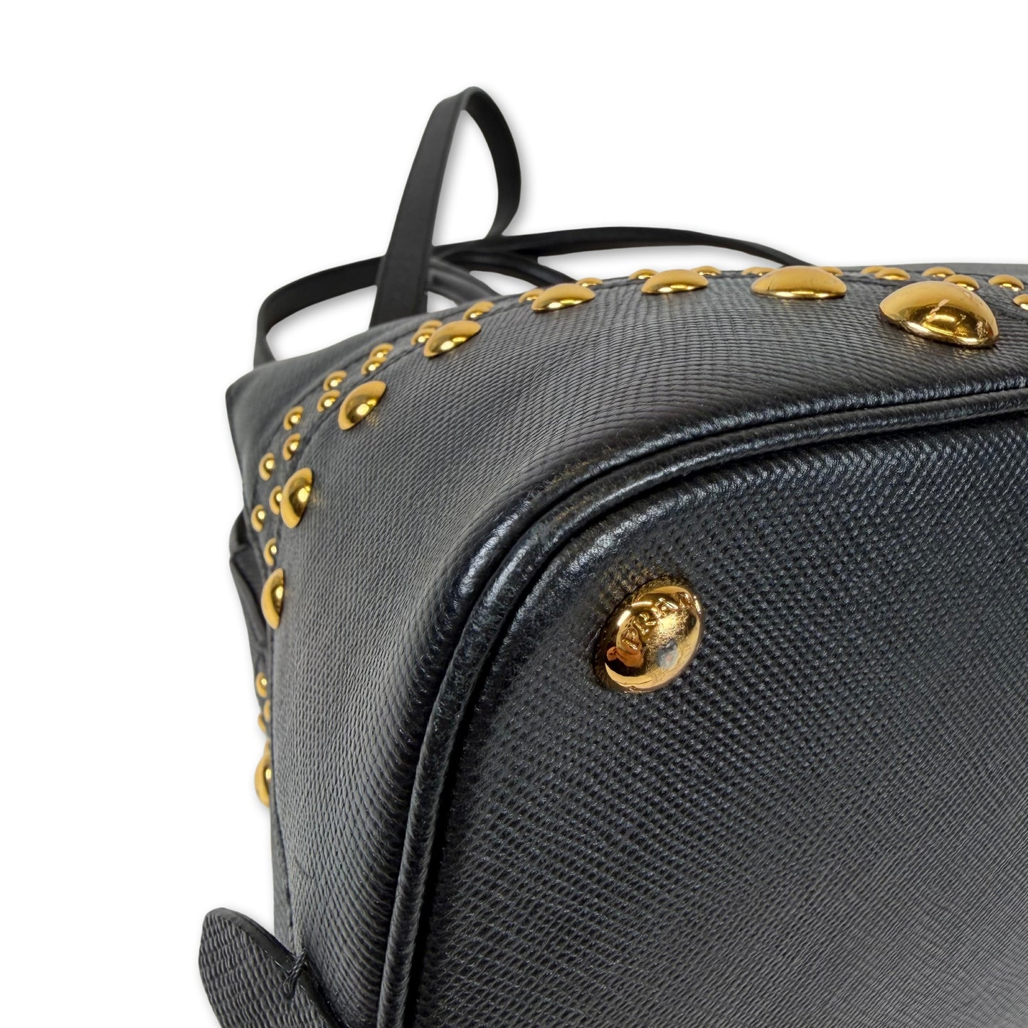 Prada Promenade Studded Satchel