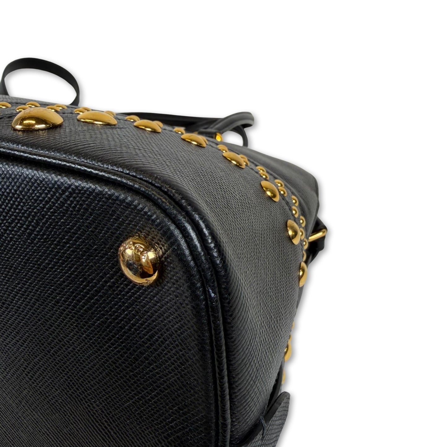 Prada Promenade Studded Satchel