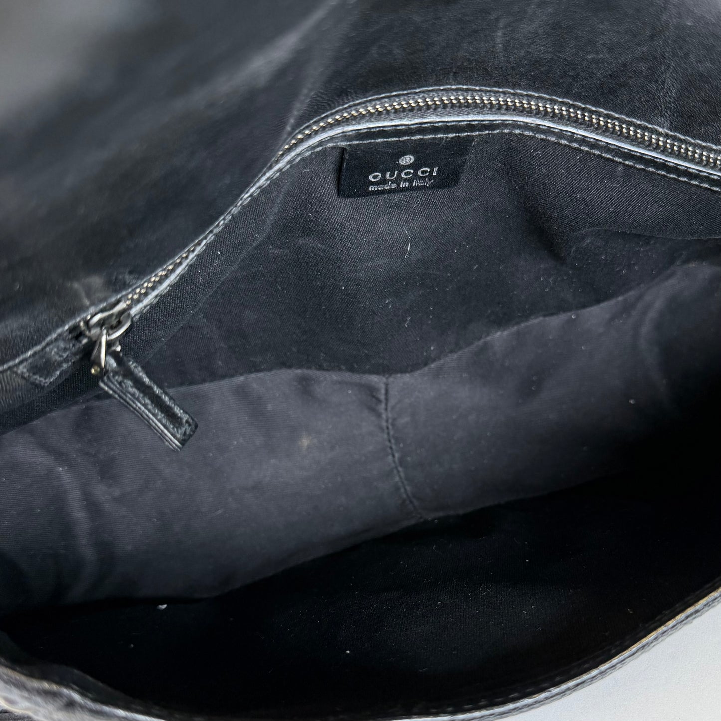 Gucci GG Monogram Horsebit Shoulder Bag