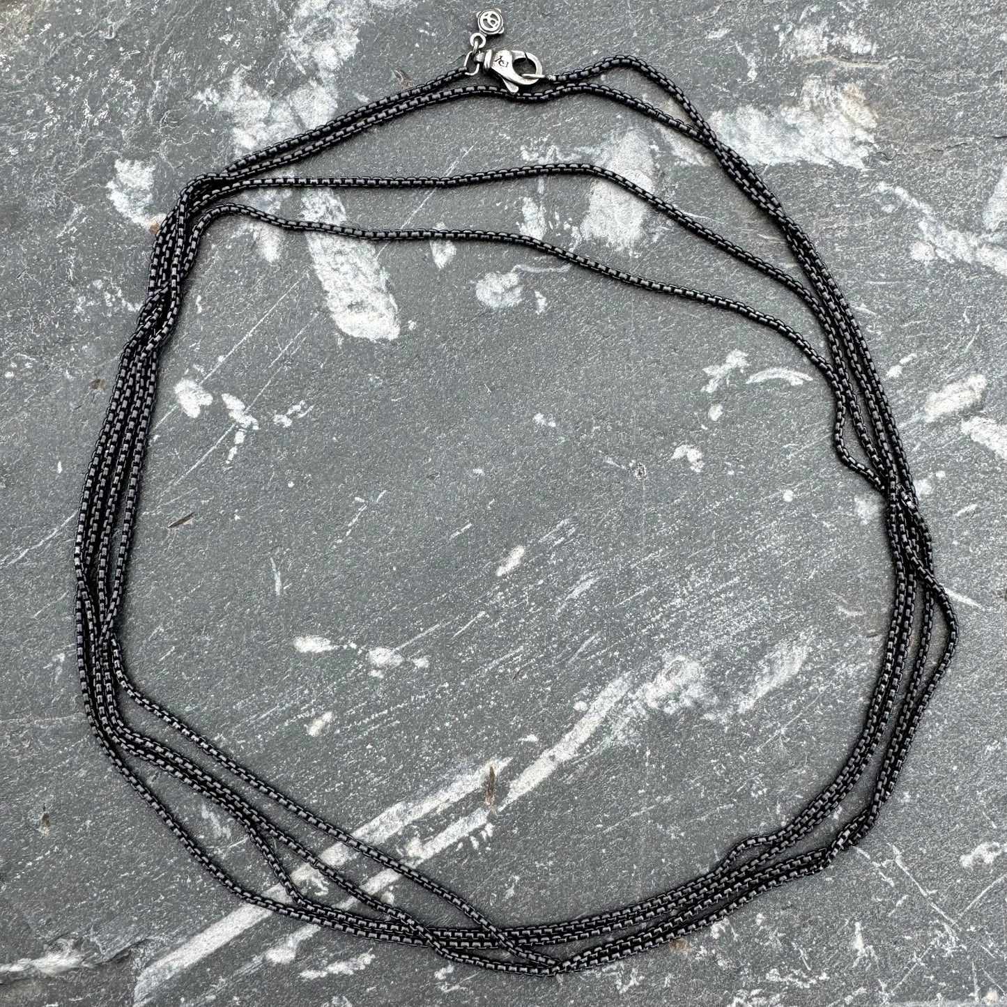 David Yurman Darkened Box Chain Necklace