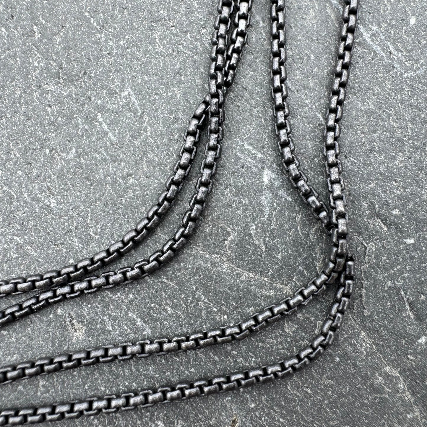 David Yurman Darkened Box Chain Necklace