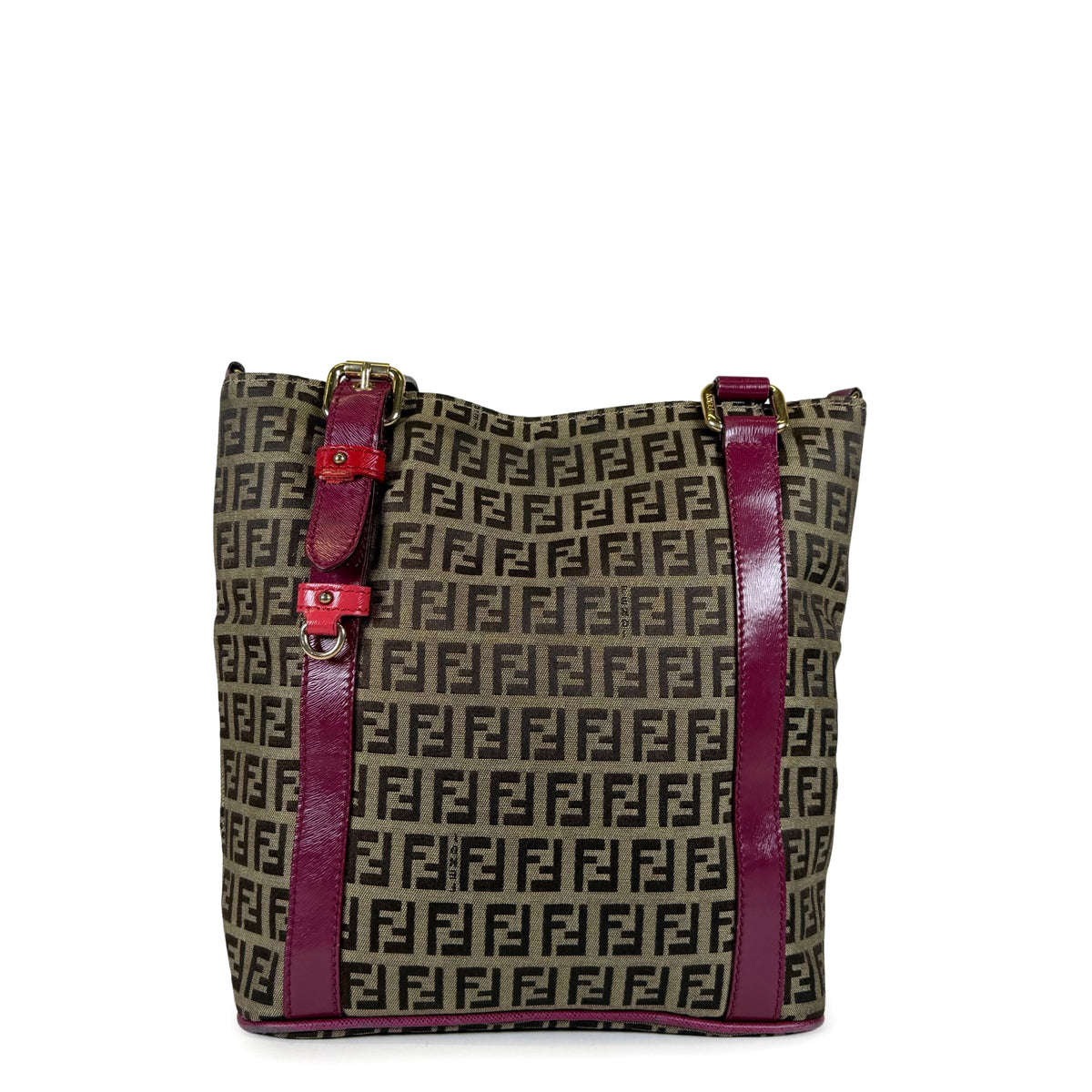 Fendi Zucchino Canvas Superstar Shopping Tote