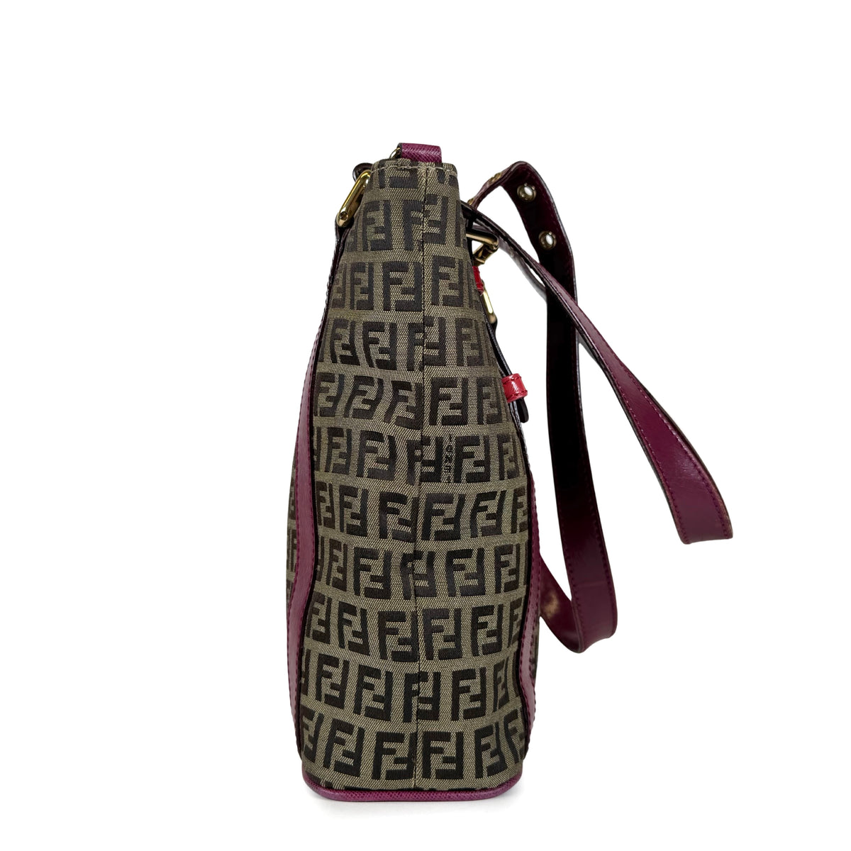 Fendi Zucchino Canvas Superstar Shopping Tote