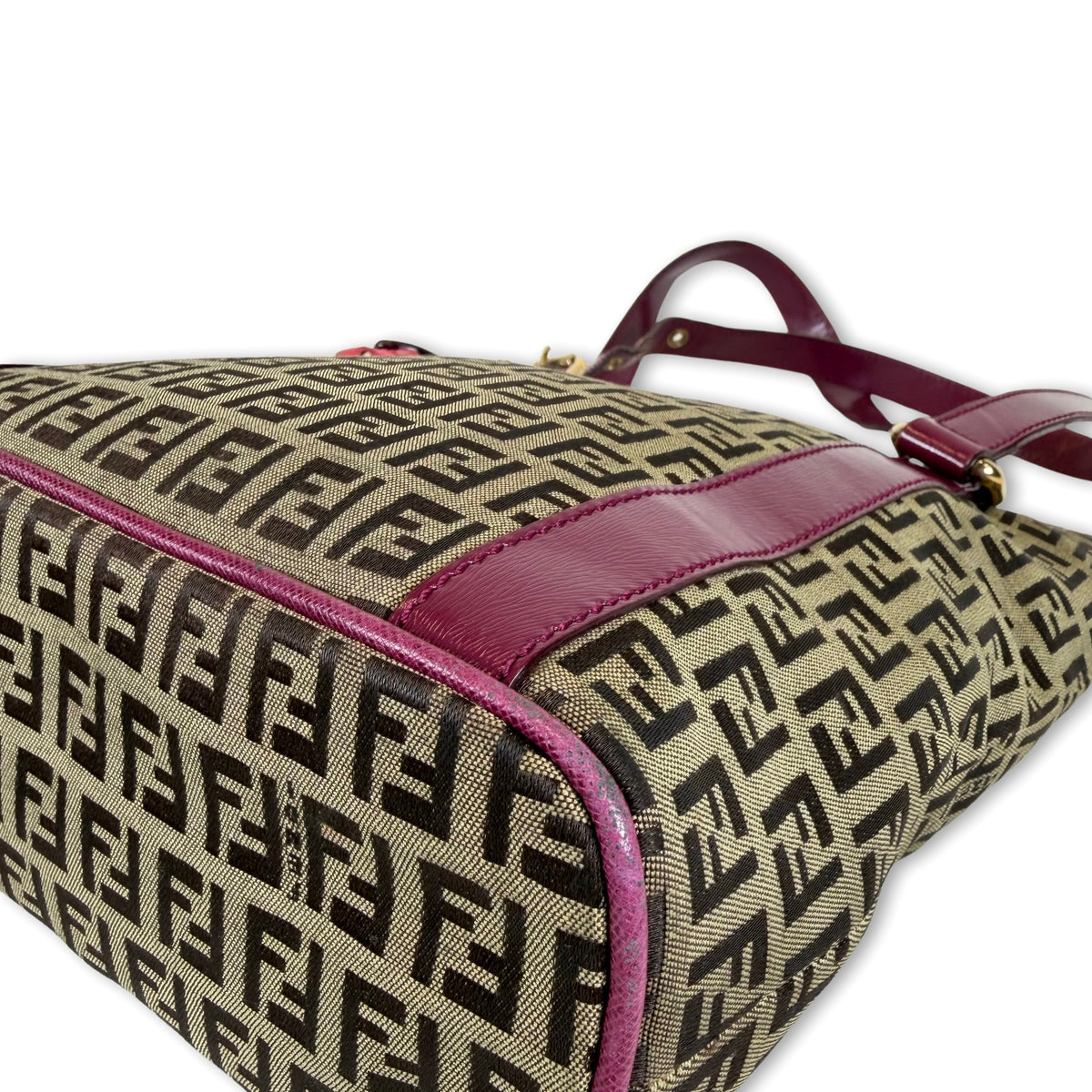 Fendi Zucchino Canvas Superstar Shopping Tote