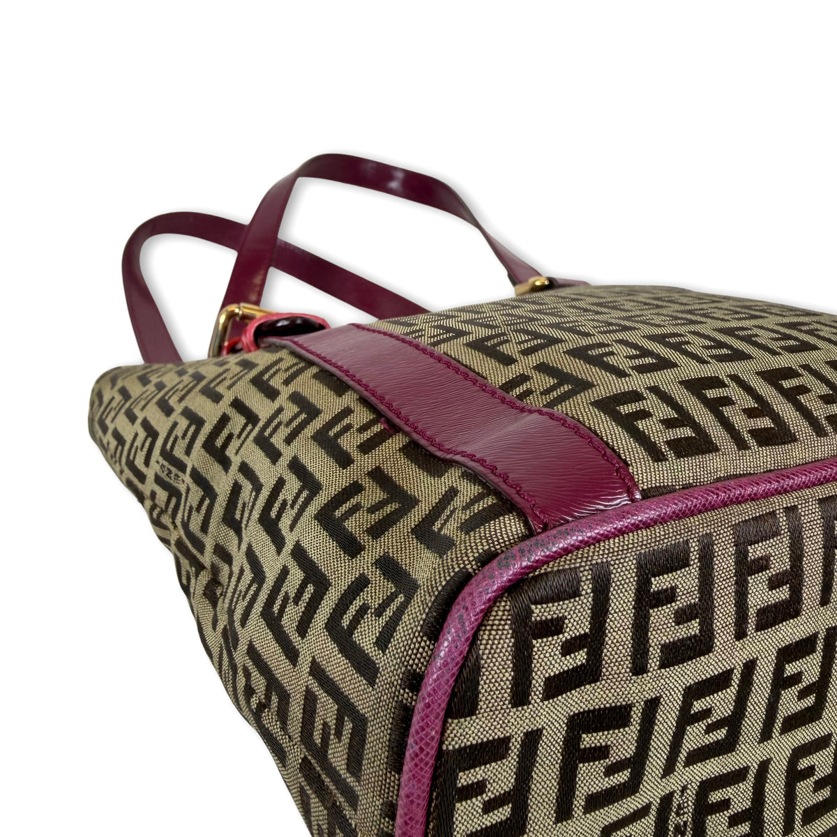 Fendi Zucchino Canvas Superstar Shopping Tote