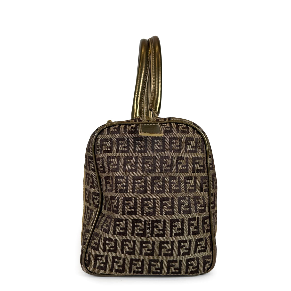 Fendi Zucchino Boston Small Bag