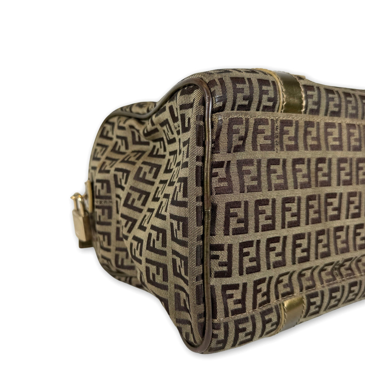 Fendi Zucchino Boston Small Bag