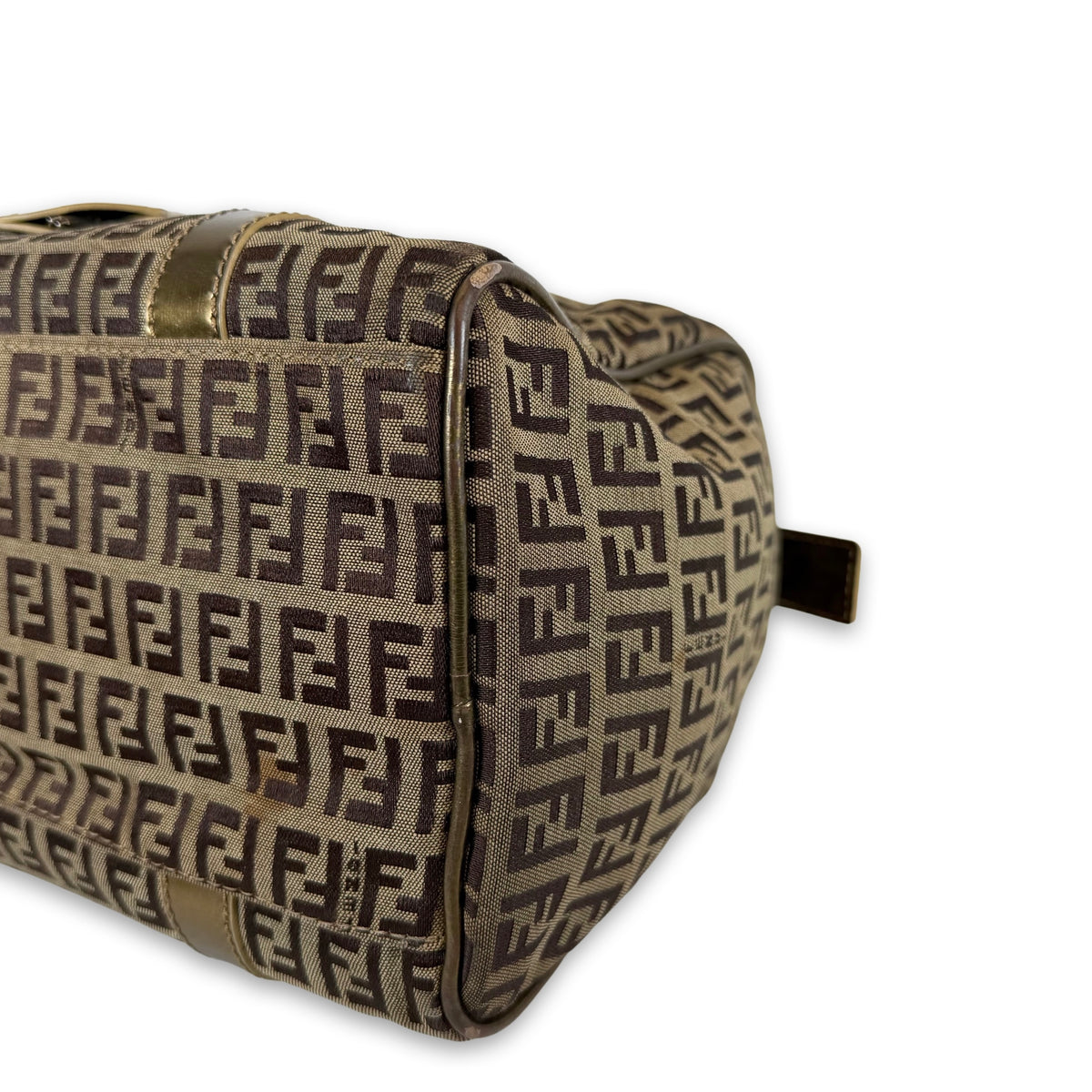 Fendi Zucchino Boston Small Bag