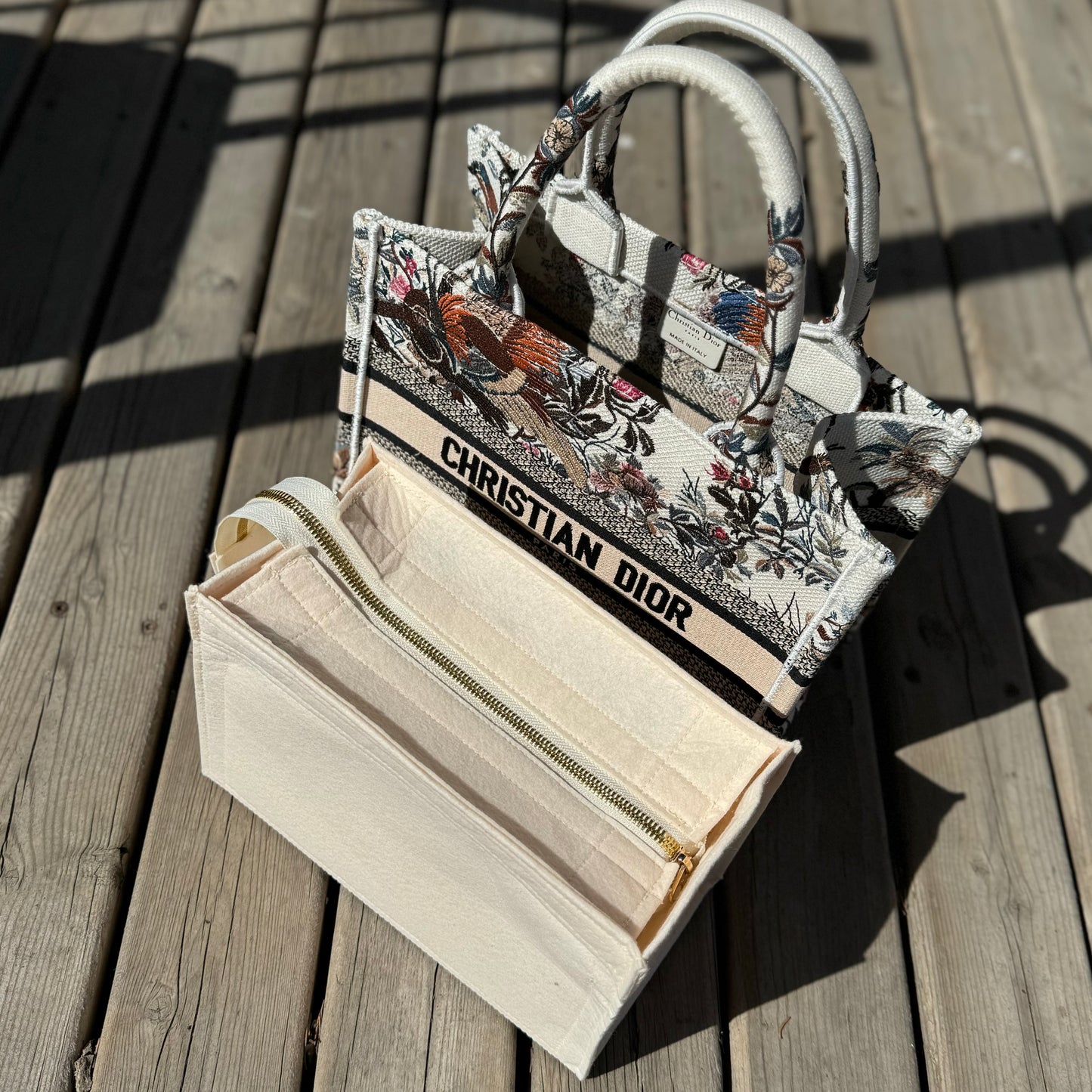 Christian Dior Jardin d'Hiver' Small Book Tote
