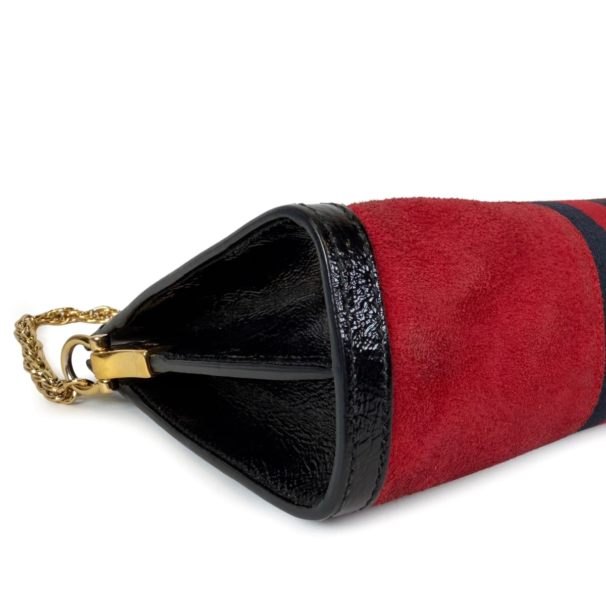 Gucci Ophidia Suede Web Small Bag