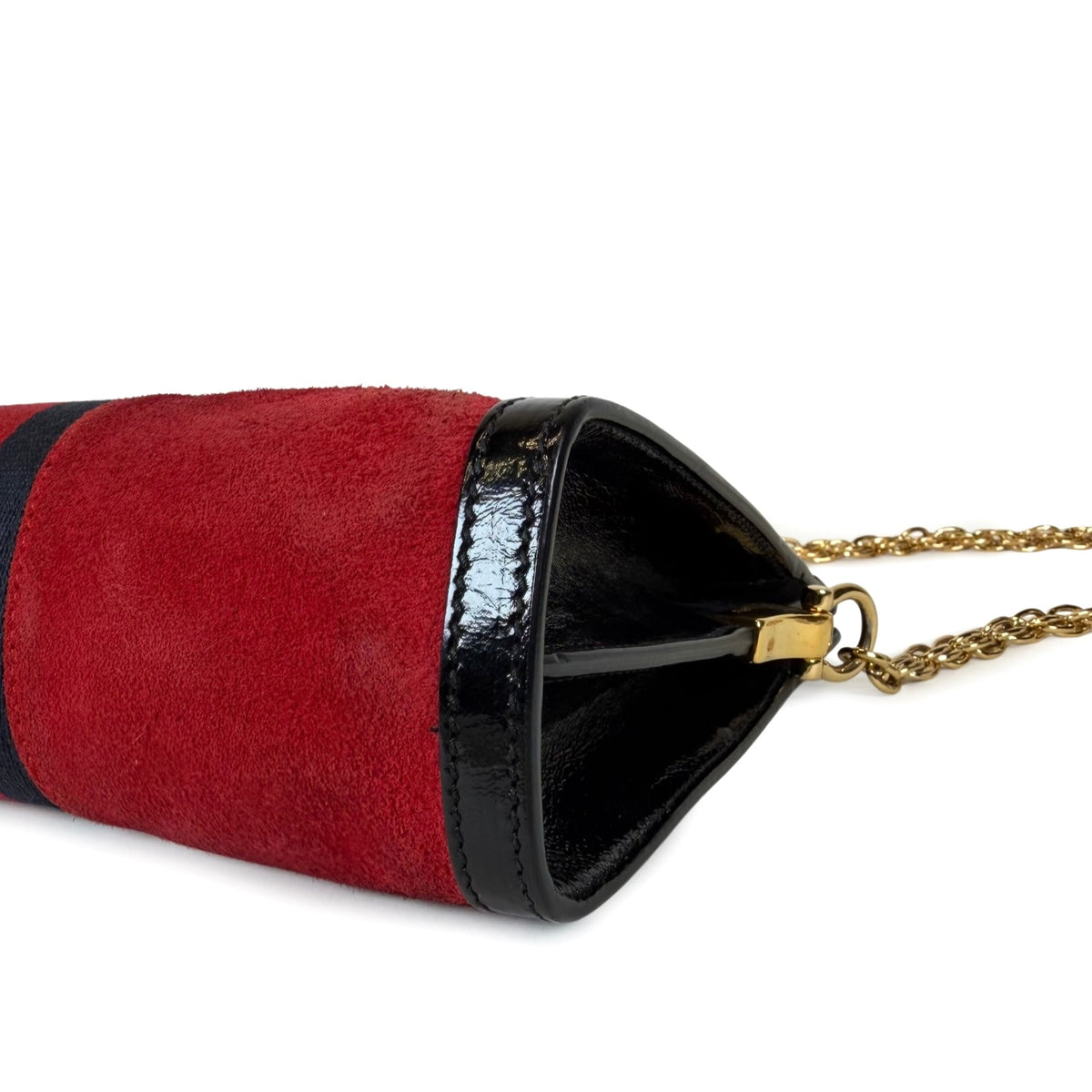 Gucci Ophidia Suede Web Small Bag
