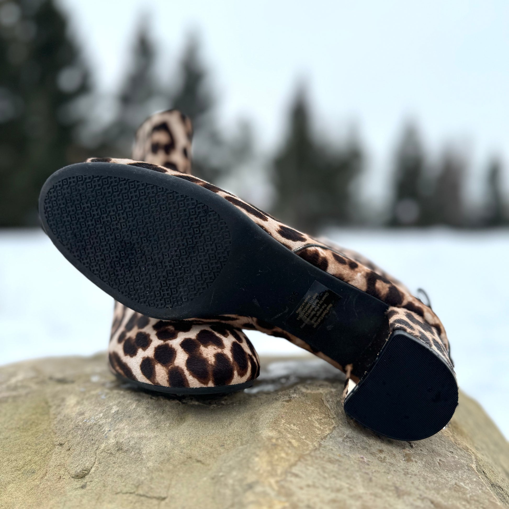 Tory burch hot sale leopard miller sandals