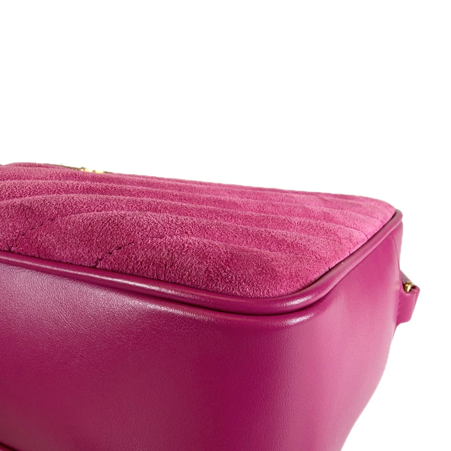 Saint Laurent Lou Suede Camera Bag
