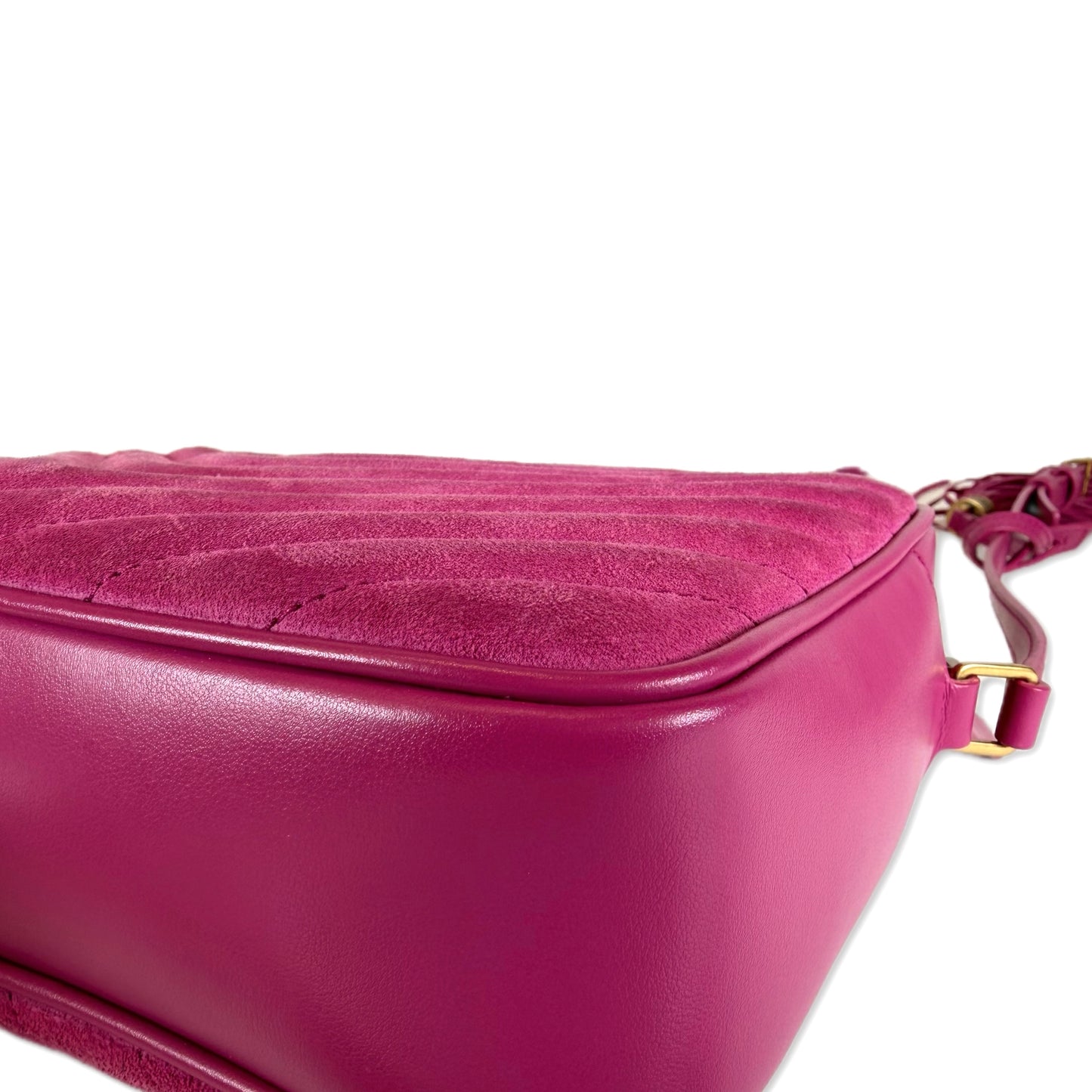 Saint Laurent Lou Suede Camera Bag