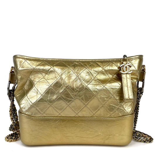 Chanel Gabrielle Gold Medium Bag