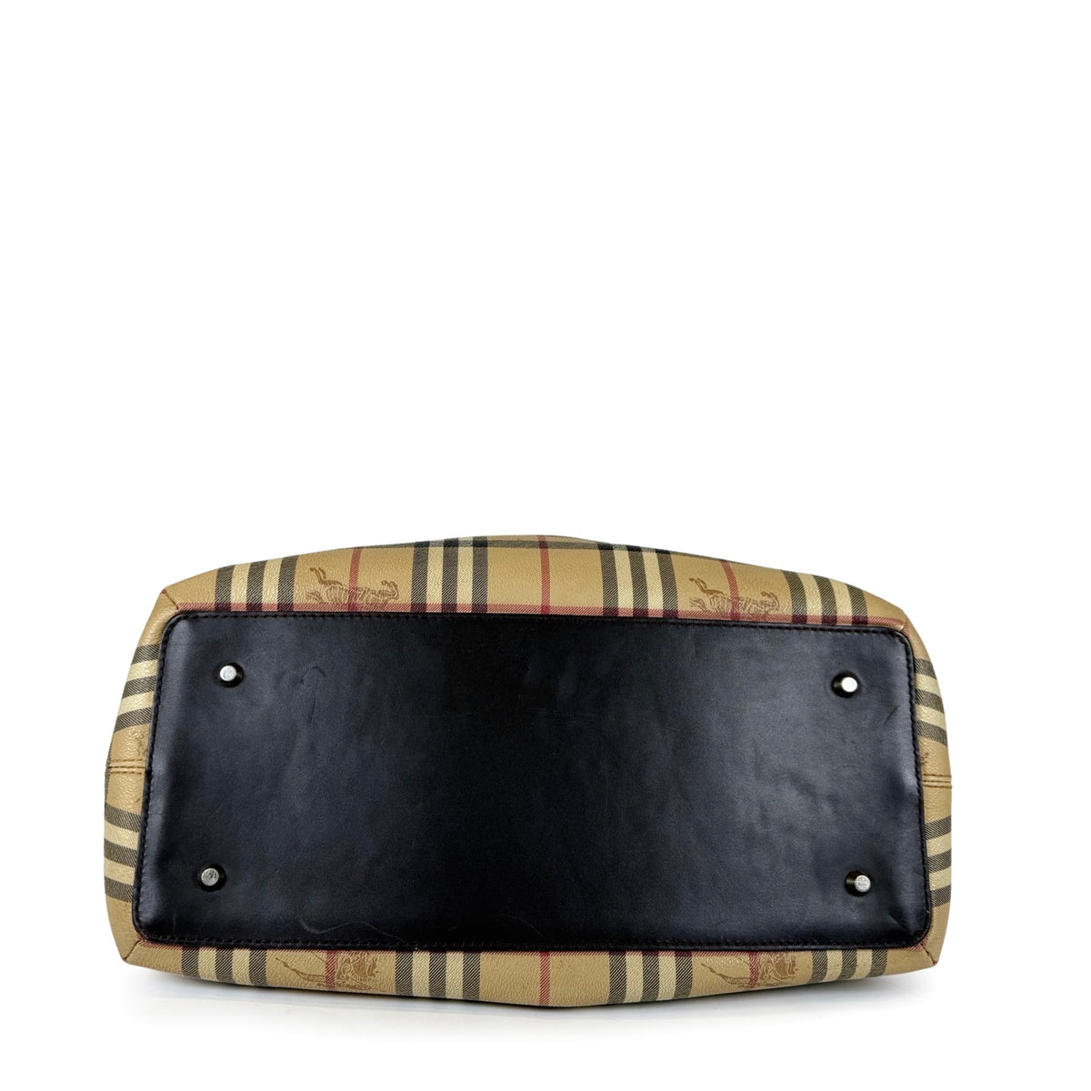 Burberry Haymarket Check Dome Top Handle Bag