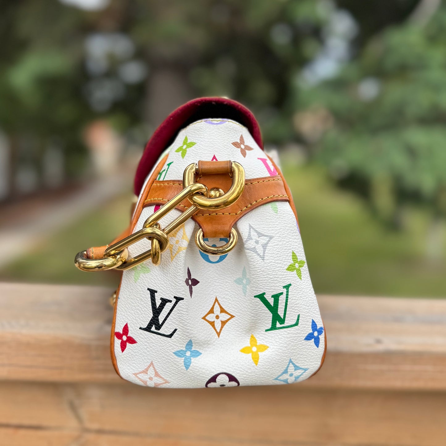 Louis Vuitton x Takashi Murakami Beverly MM Bag