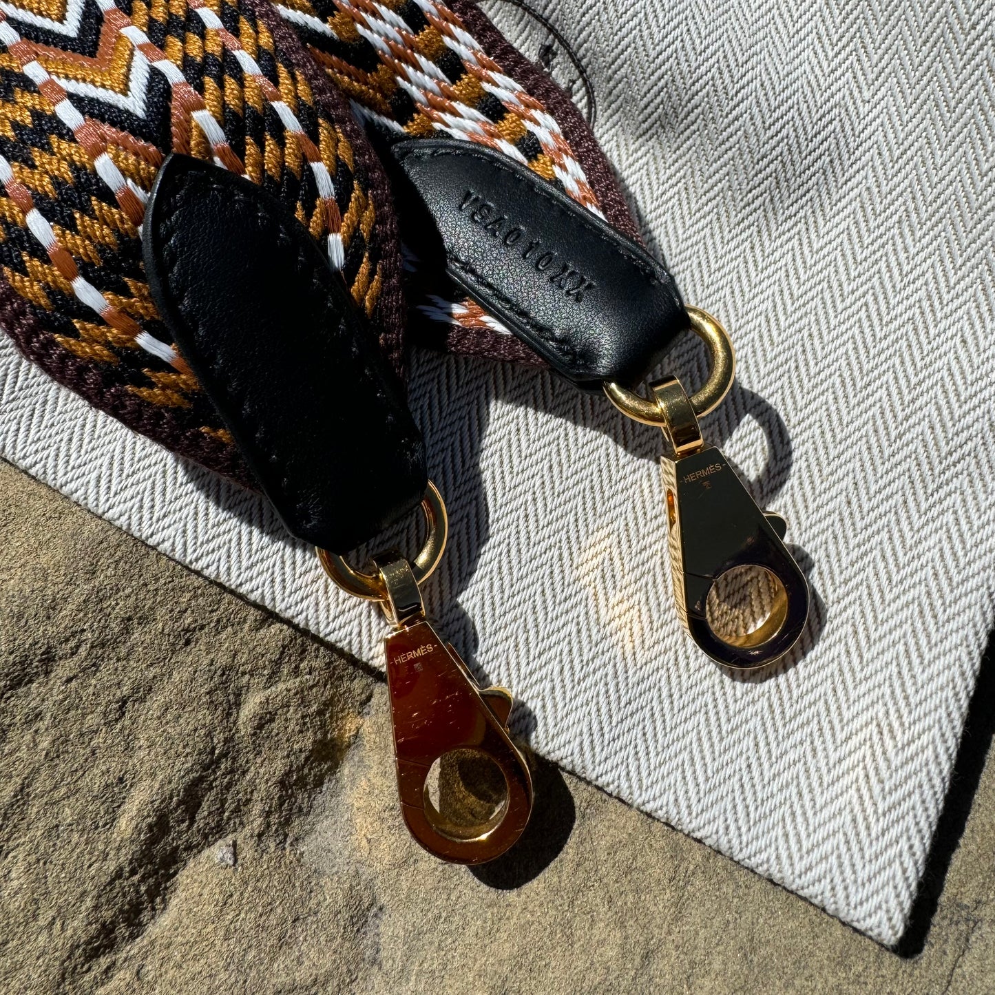 Hermès Woven Sangle Cavale Bag Strap