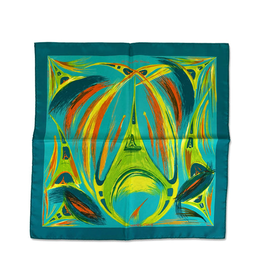 Hermès La Tour Eiffel S'envole Silk Scarf