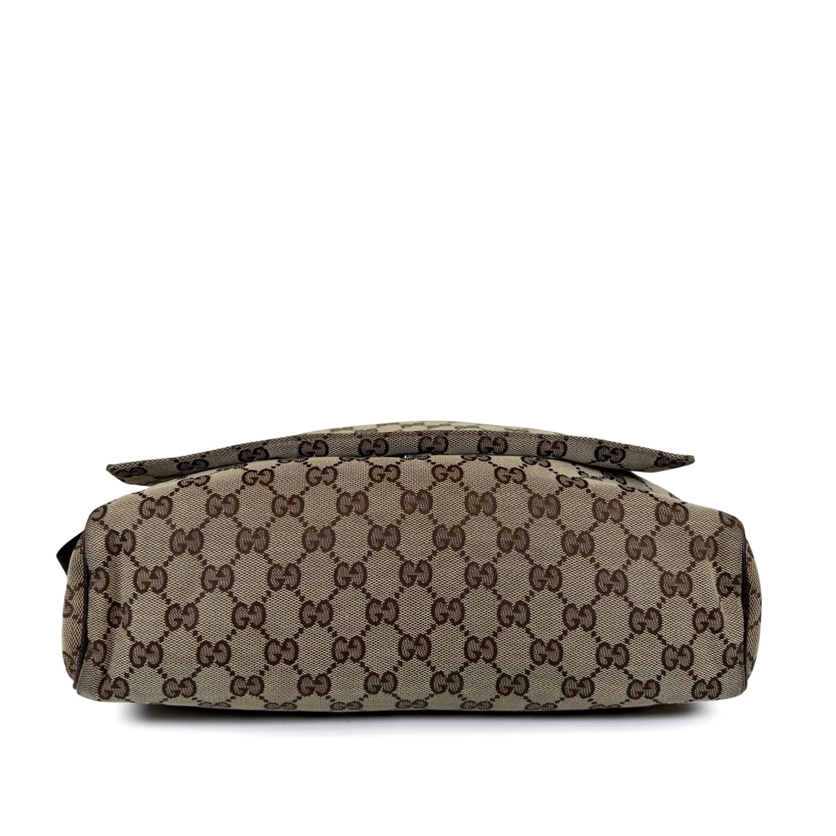 Gucci GG Canvas Messenger Flap Bag