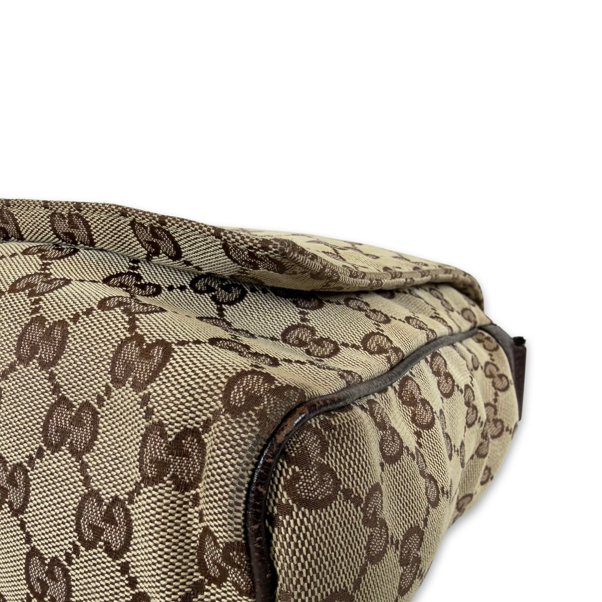 Gucci GG Canvas Messenger Flap Bag
