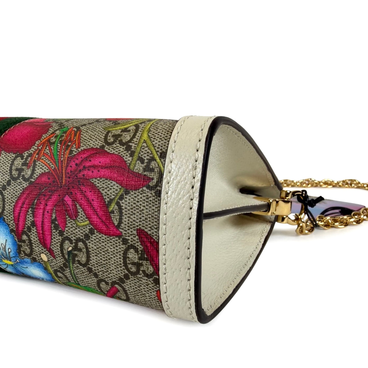 Gucci Ophidia GG Flora Small Chain Shoulder Bag