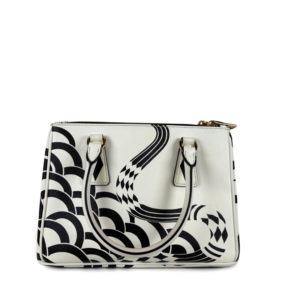 Prada Limited Edition Galleria Snake Print Tote Bag