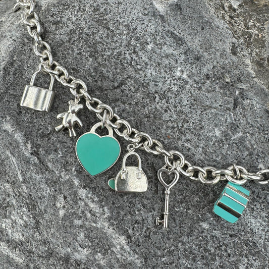 Tiffany & Co Multiple Charm Bracelet