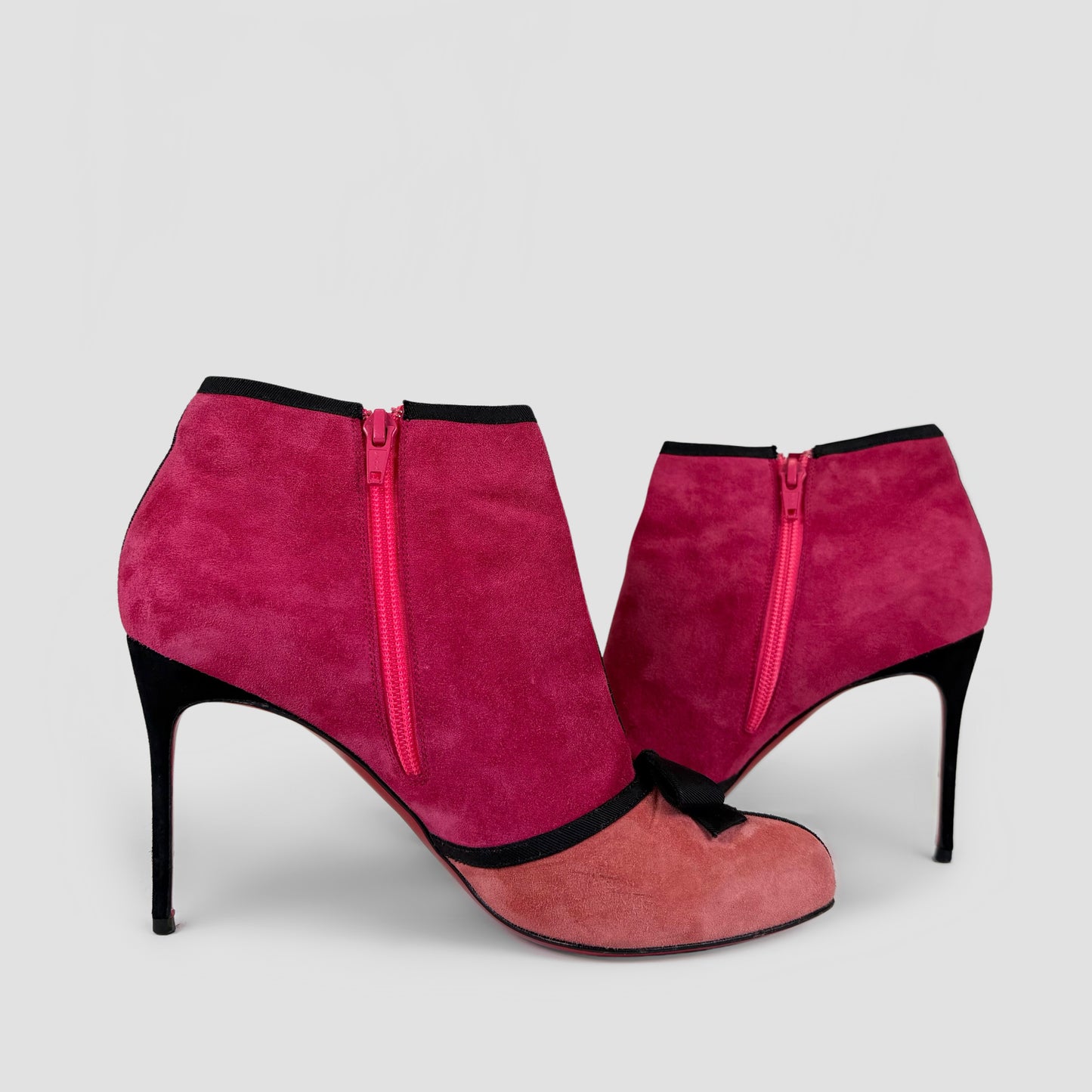 Christian Louboutin Colorblock Arnoeud Ankle Boots