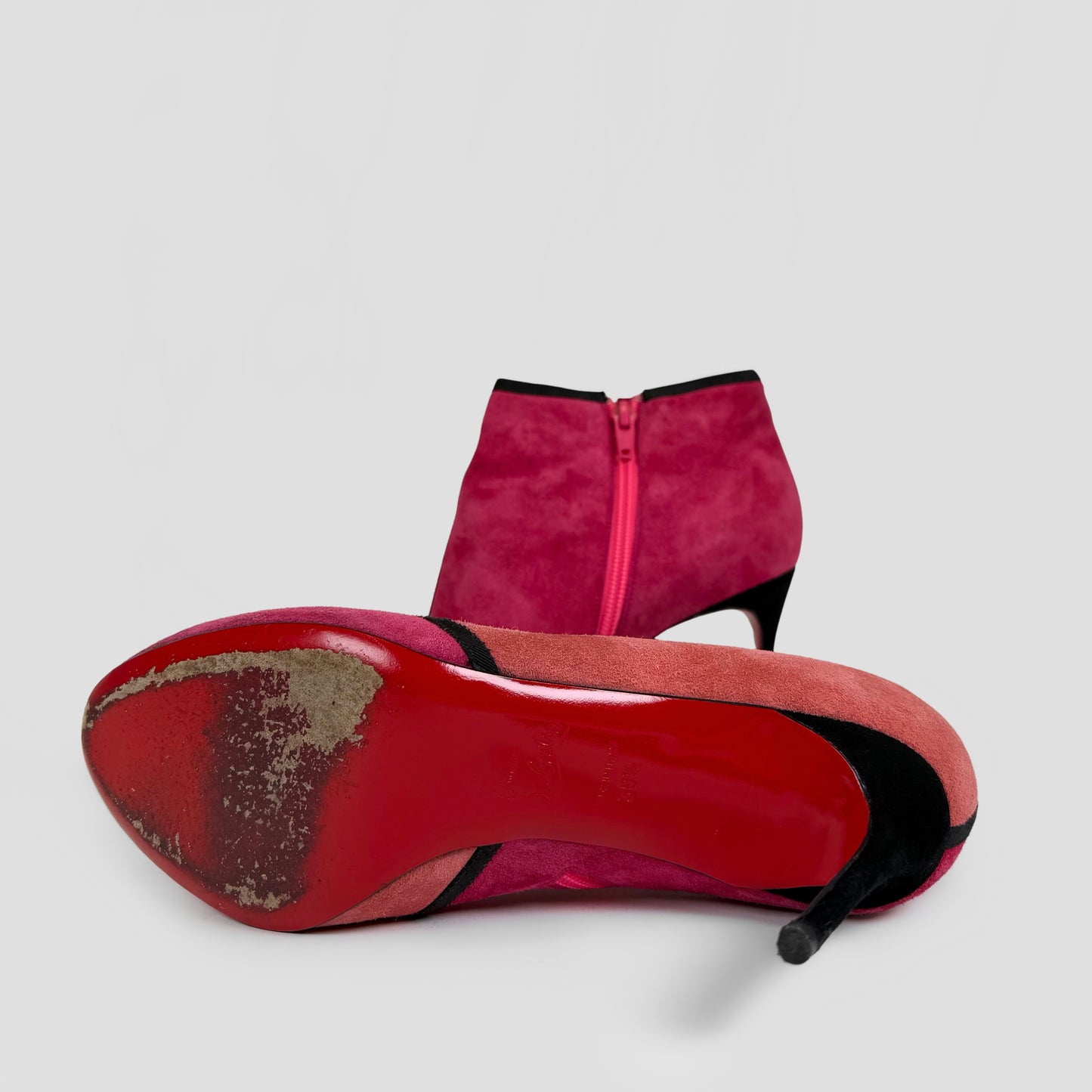 Christian Louboutin Colorblock Arnoeud Ankle Boots