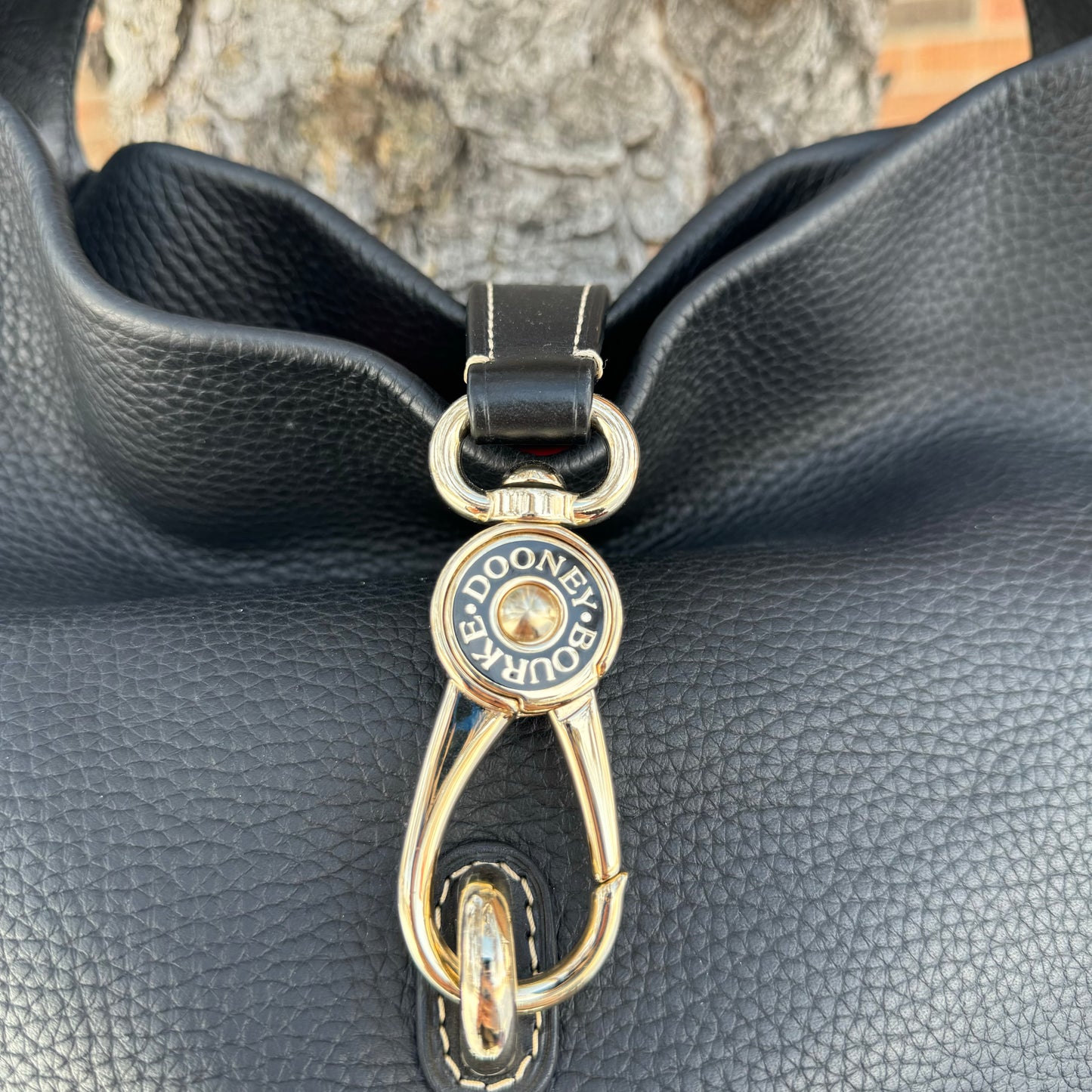 Dooney & Bourke Belvedere Black Lock Shoulder Bag