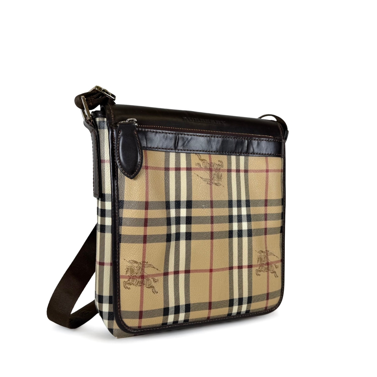 Burberry Haymarket Check Messenger Bag