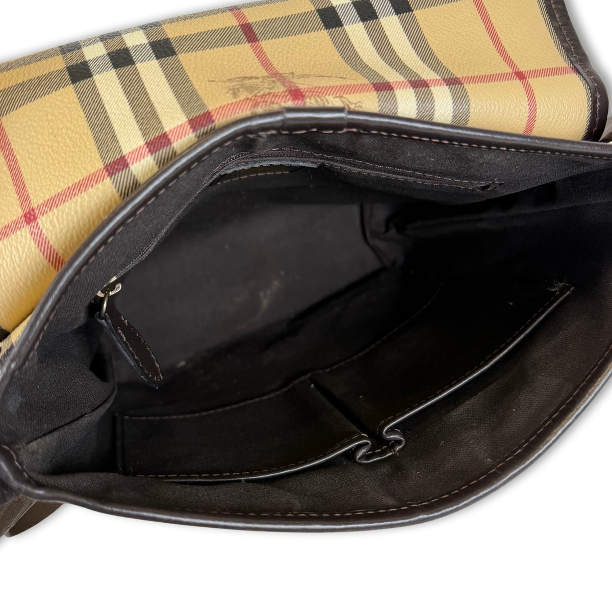 Burberry Haymarket Check Messenger Bag
