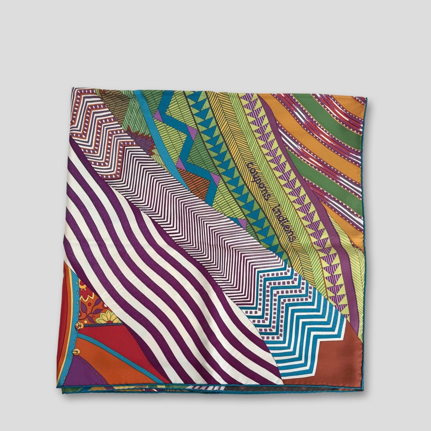 Hermès "Coupons Indiens" Silk Scarf