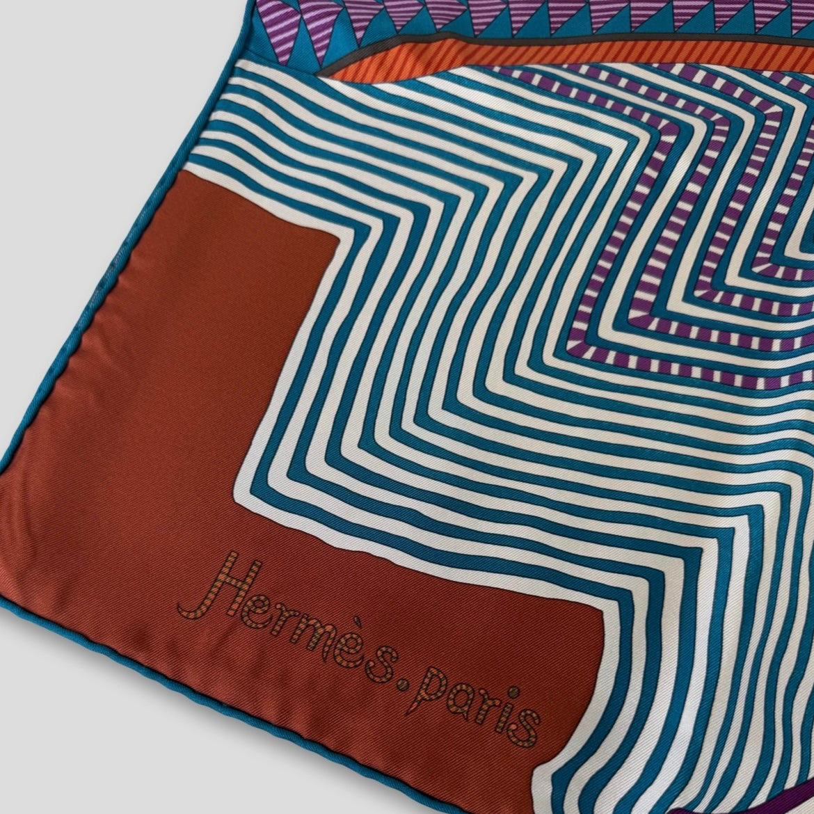 Hermès "Coupons Indiens" Silk Scarf