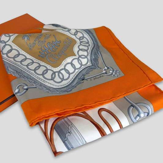 Hermès Cliquetis Silk Scarf