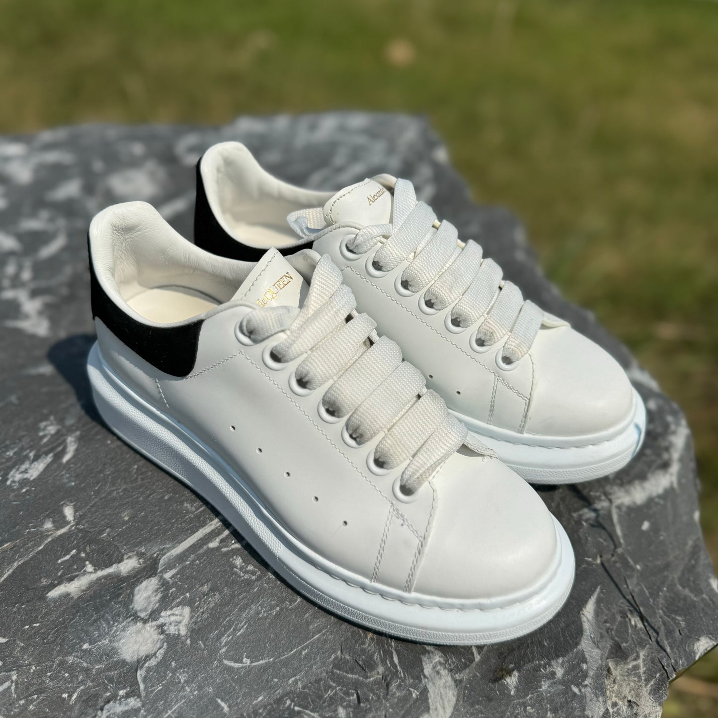 Alexander McQueen Oversized Leather Sneakers