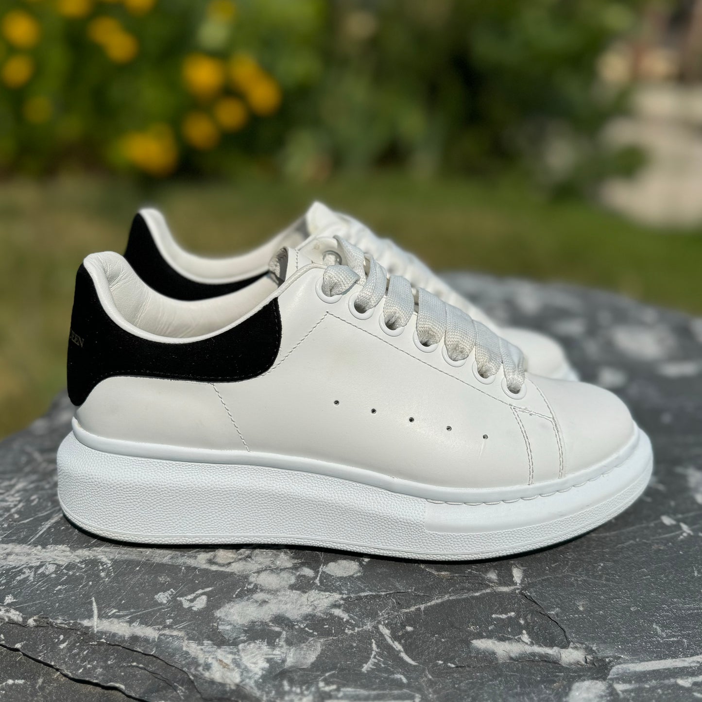 Alexander McQueen Oversized Leather Sneakers