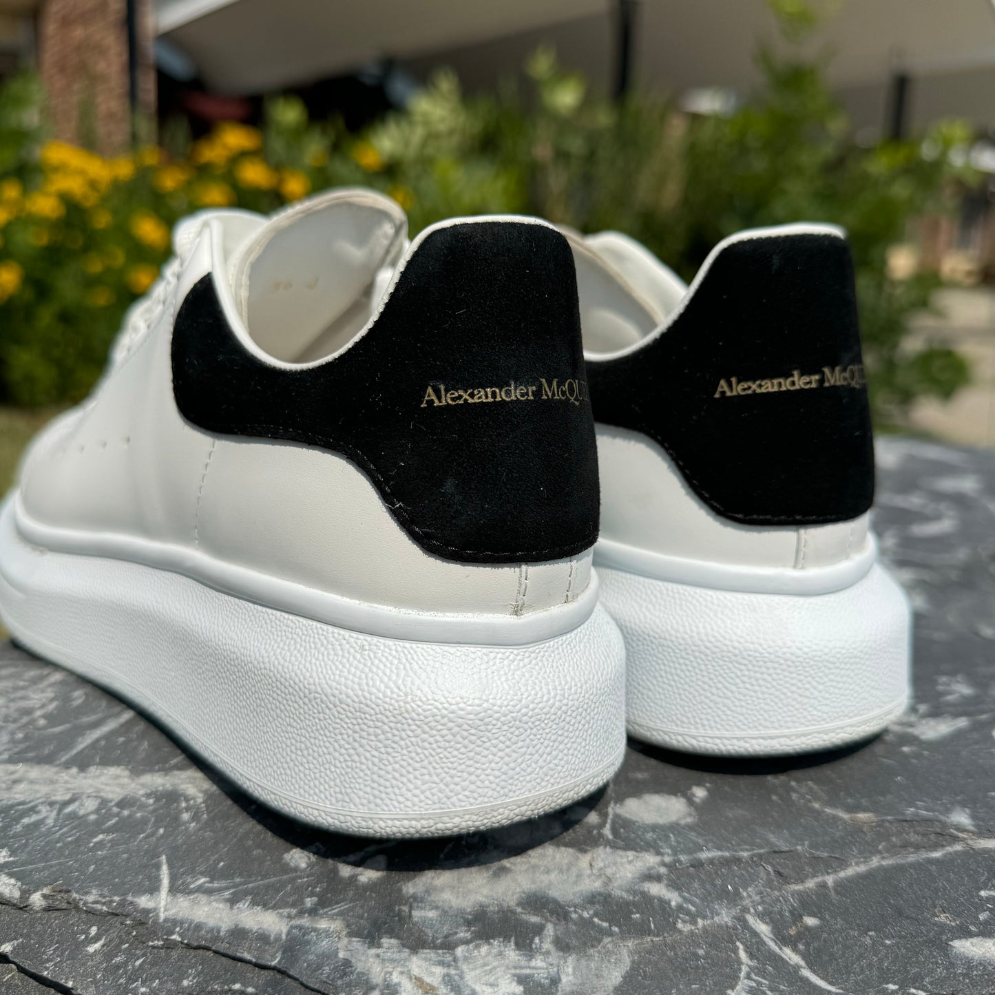 Alexander McQueen Oversized Leather Sneakers