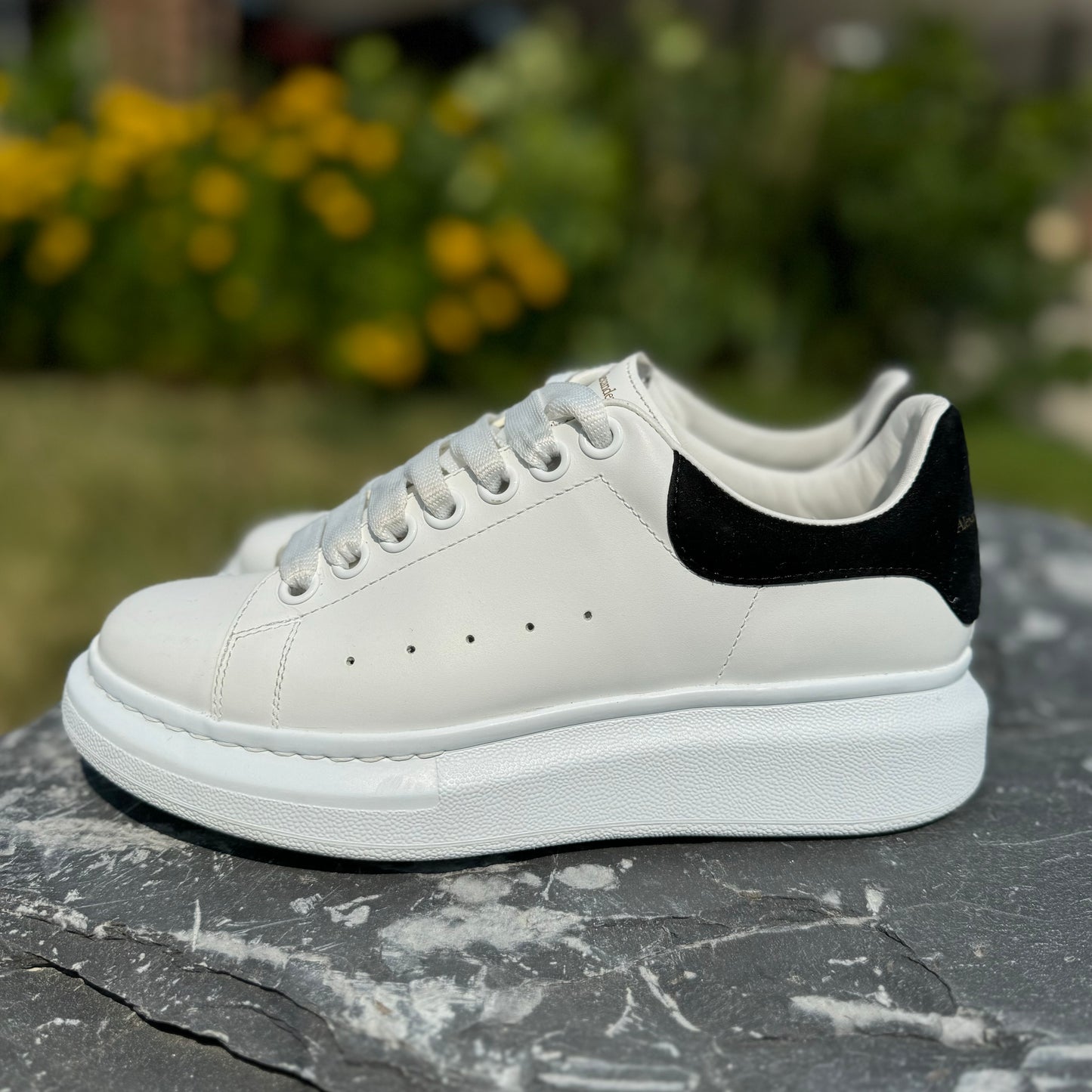 Alexander McQueen Oversized Leather Sneakers