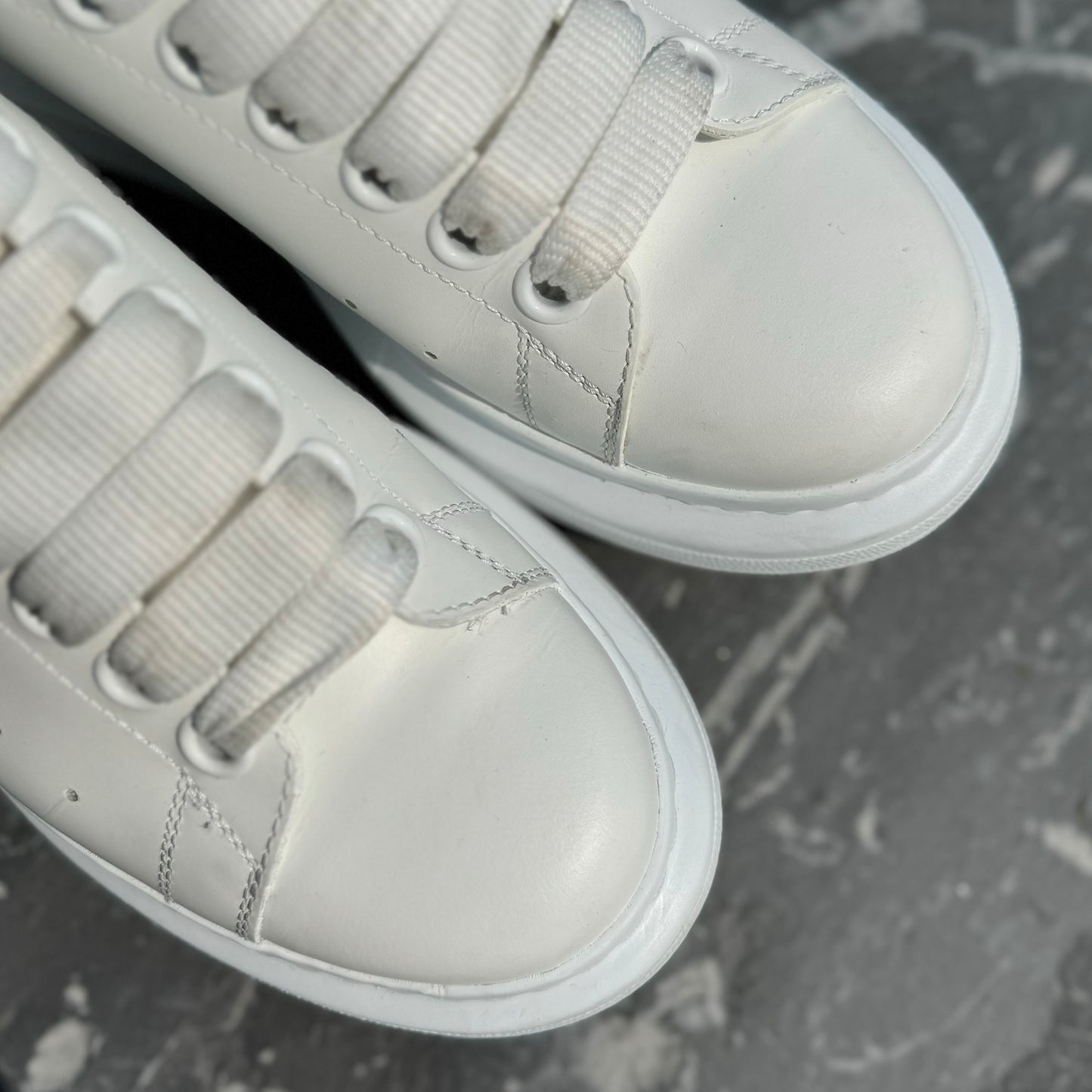 Alexander McQueen Oversized Leather Sneakers