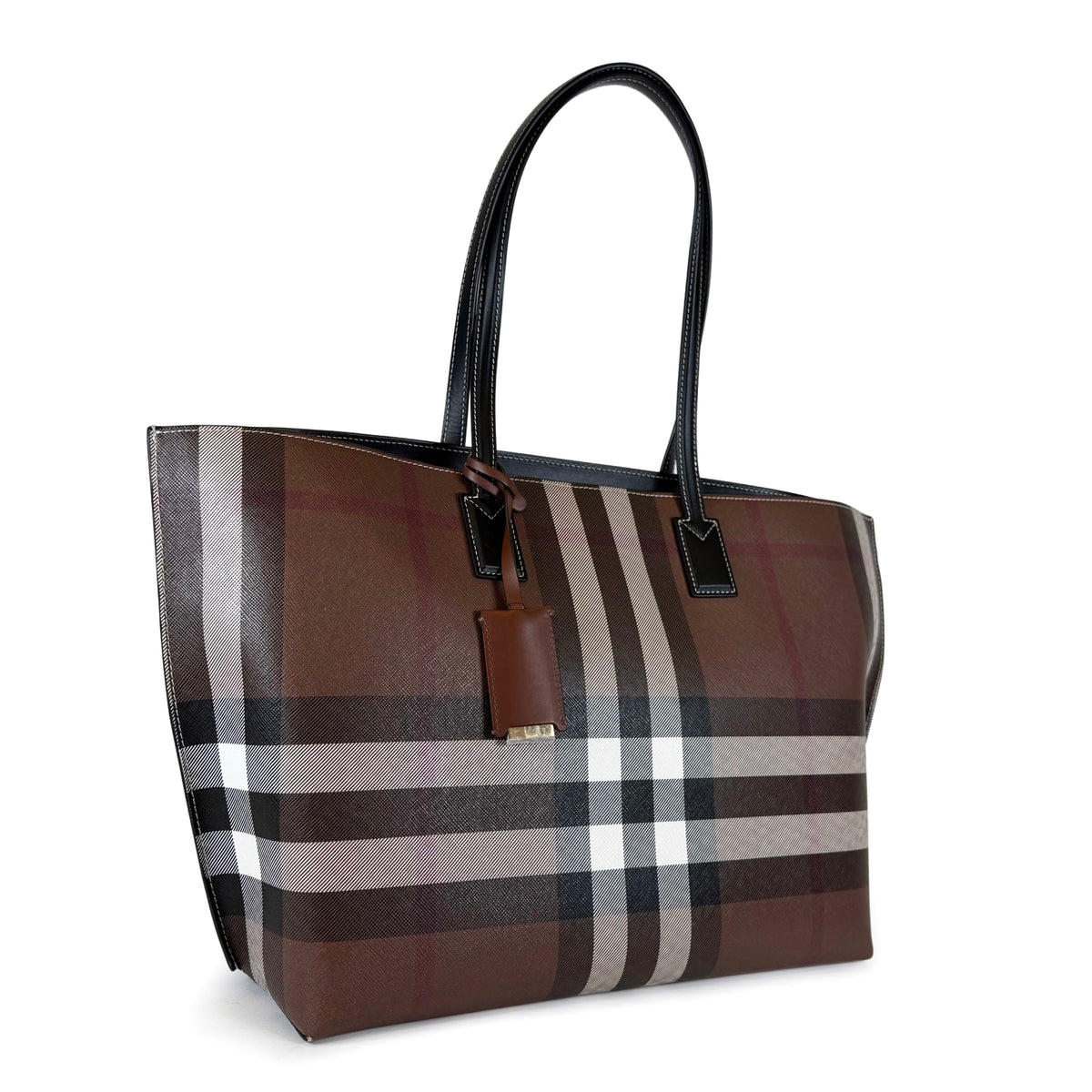 Burberry Check Medium Tote Bag