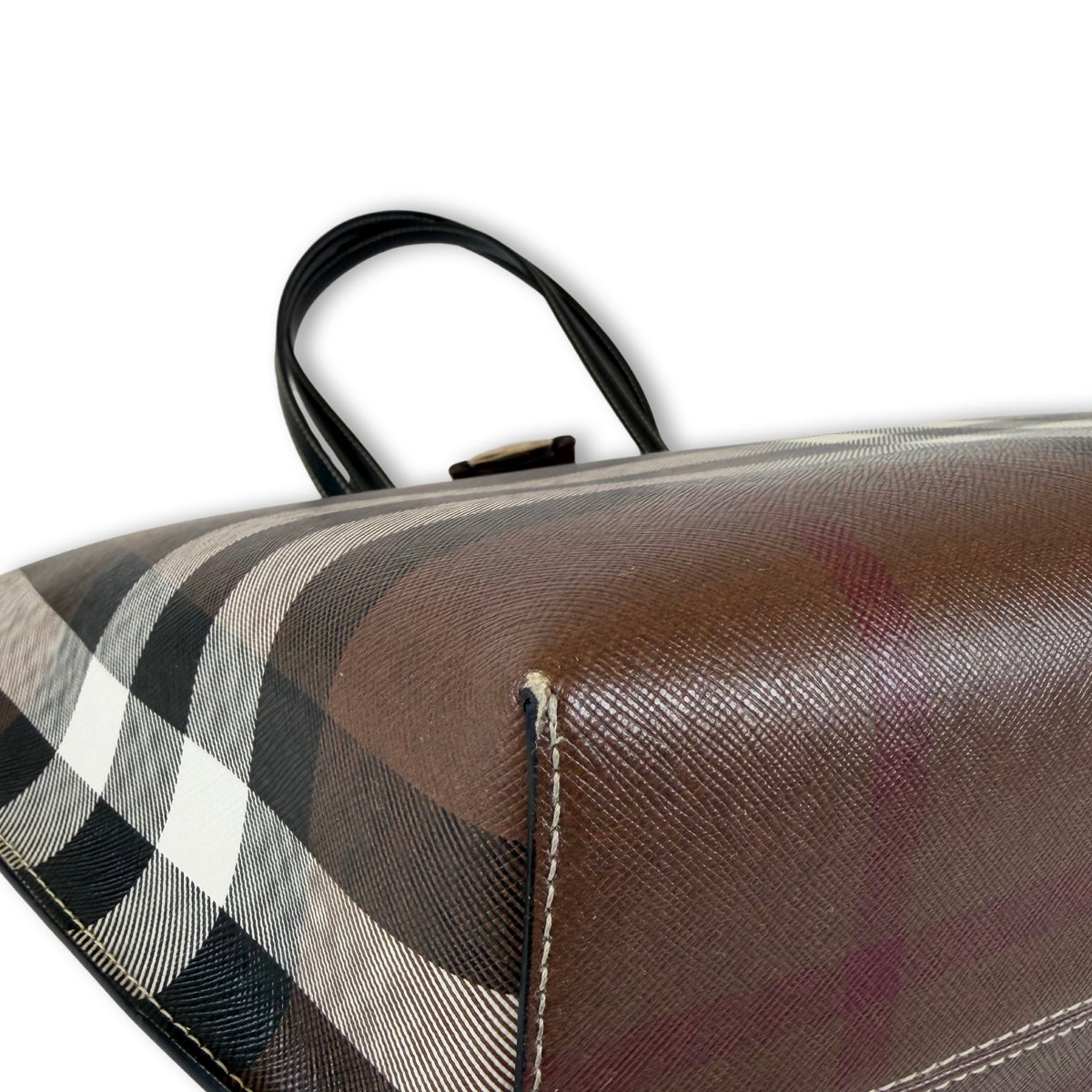 Burberry Check Medium Tote Bag