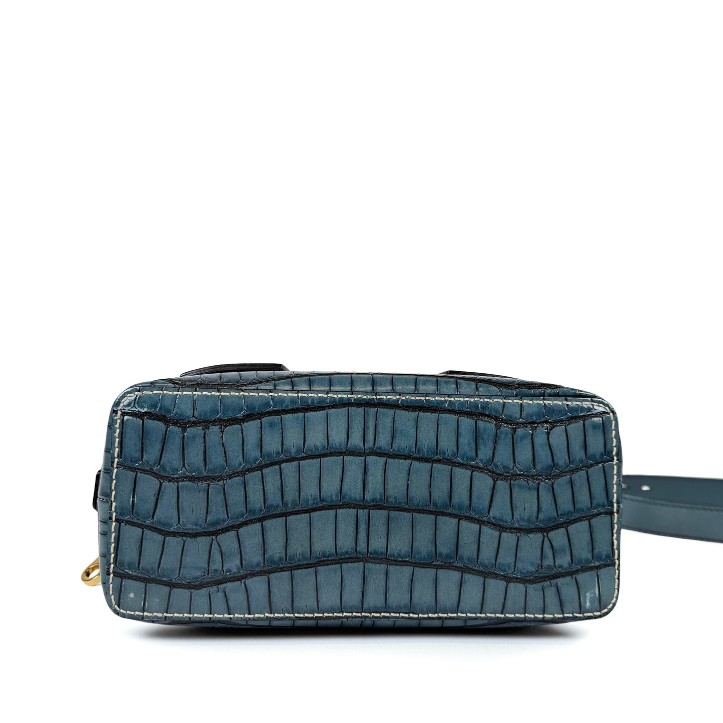 Chloé Small Daria Embossed Croc Bag