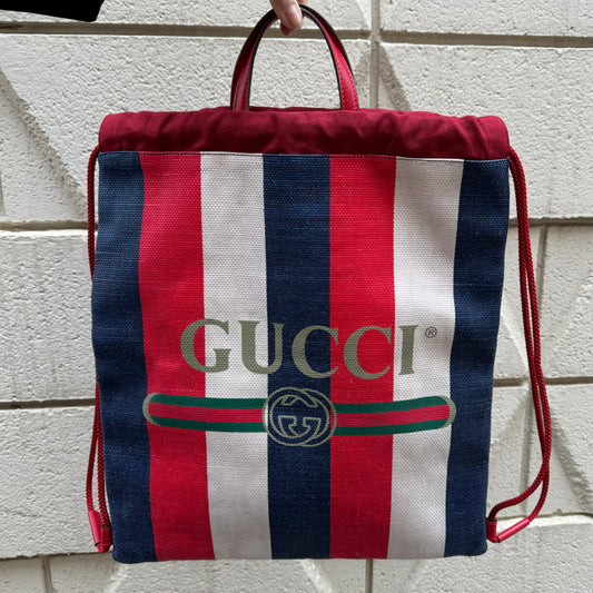 Gucci Drawstring Multicolour Rucksack