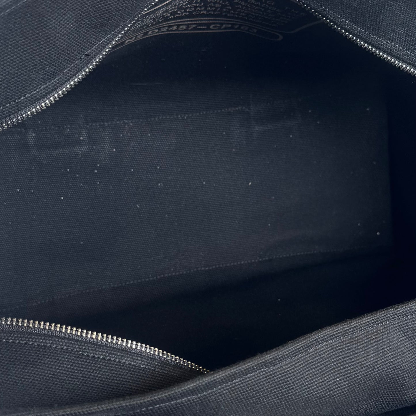 Coach Cargo Black Tote Bag