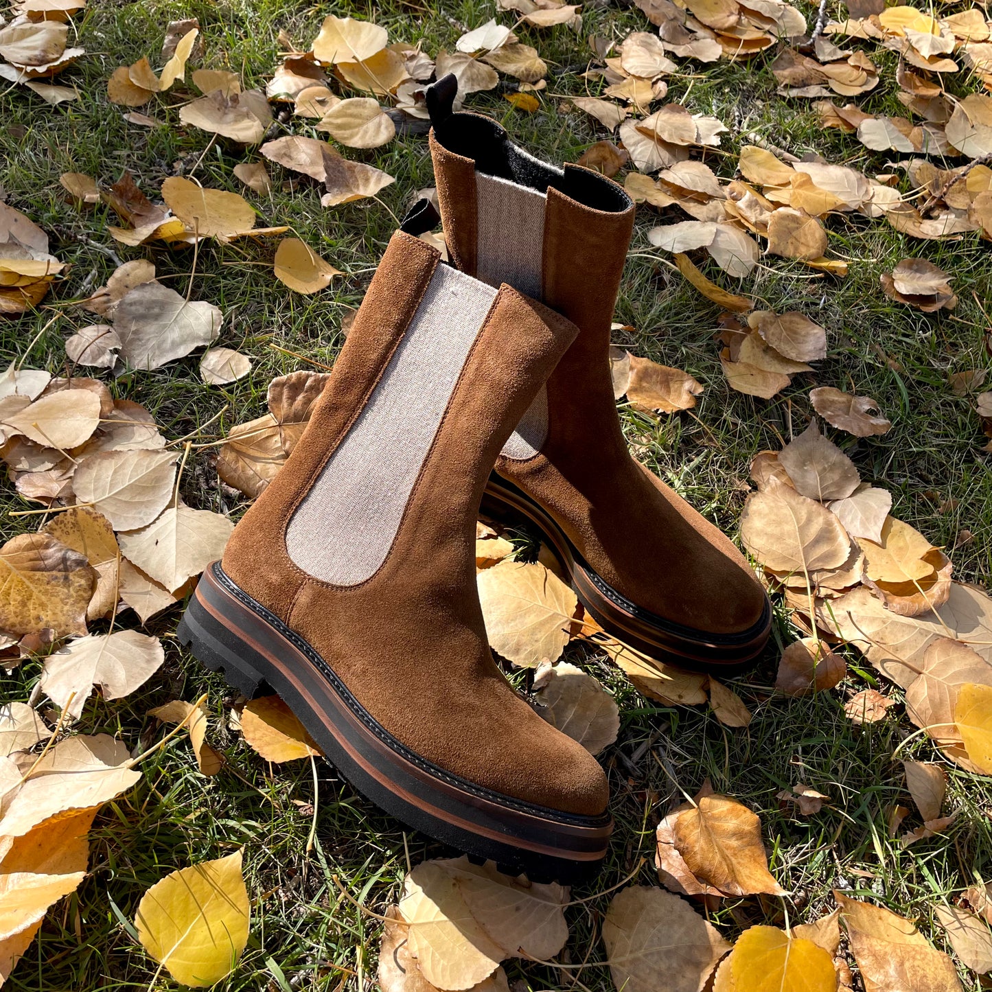 La canadienne brown sales boots