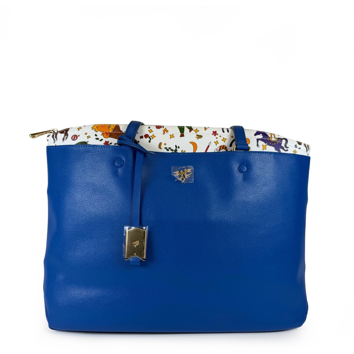 Piero Guidi Magic Circus Leather Tote Bag