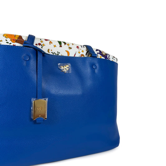 Piero Guidi Magic Circus Leather Tote Bag