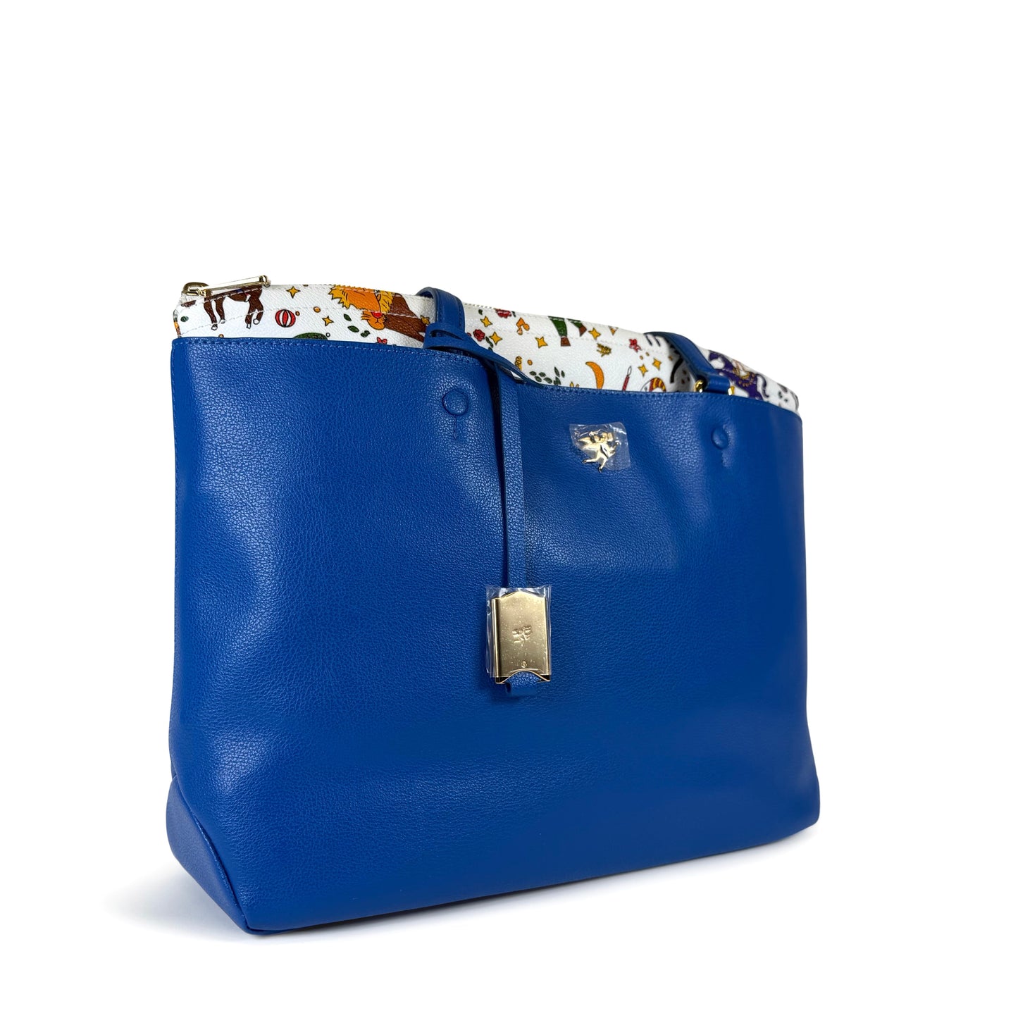 Piero Guidi Magic Circus Leather Tote Bag